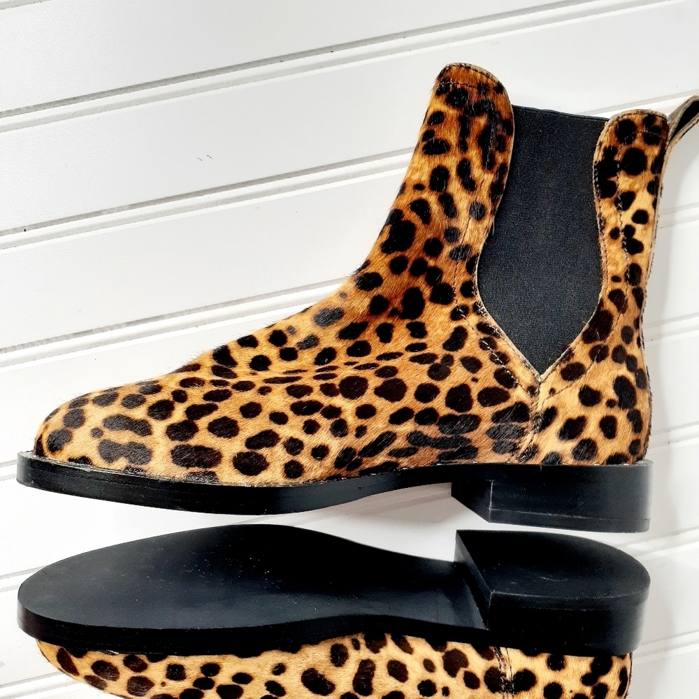 NEW Rebecca Minkoff Sabeen Too Leopard Bootie C447 - Picture 10 of 12